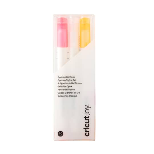 Cricut Joy&#x2122; Pink, White, &#x26; Yellow Opaque Gel Pens